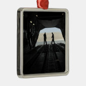 C-17A Globemaster III-laadmeesters Metalen Ornament (Rechts)