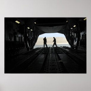 C-17A Globemaster III-laadmeesters Poster