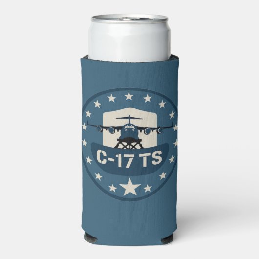 C-17TS coozie (Seltzer Voorkant)