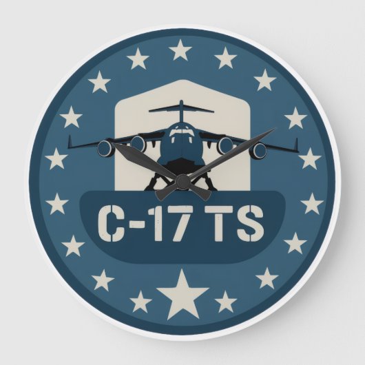 C-17TS PATCH GROTE KLOK (Voorkant)