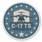 C-17TS Tumbler Sticker (Voorkant)
