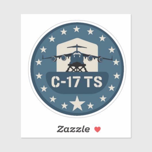 C-17TS Tumbler Sticker (Vel)