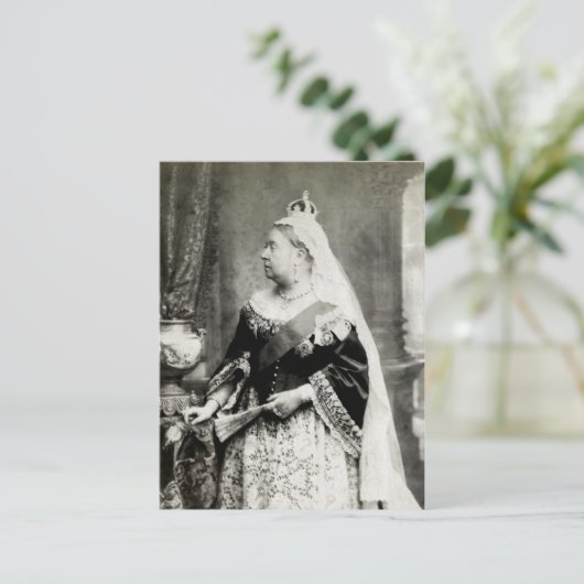 C. 1880 Queen Victoria of England Briefkaart (Staand voorkant)