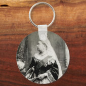 C. 1880 Queen Victoria of England Sleutelhanger (Voorkant)