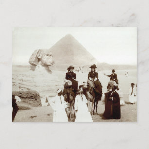 C. 1885 Amerikanen in Egypte Briefkaart