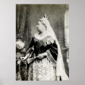 C. 1890 Queen Victoria of England Poster (Voorkant)