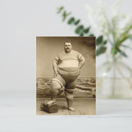 C. 1890 The Big Guy Briefkaart (Staand voorkant)