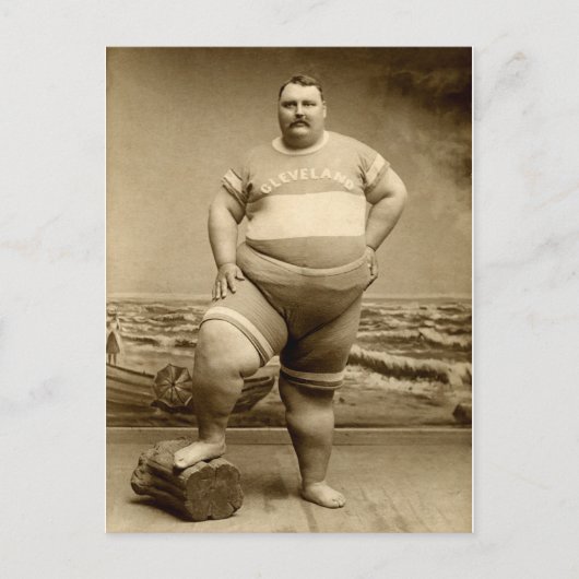 C. 1890 The Big Guy Briefkaart (Voorkant)