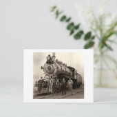 C. 1905 Railroad Train Briefkaart (Staand voorkant)