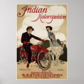 c. 1915 NEDERLANDSE MOTORFIETSEN Poster (Voorkant)