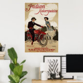c. 1915 NEDERLANDSE MOTORFIETSEN Poster (Thuiskantoor)