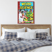 C 1950S STRIPBOEK HOESJE 'WEIRD SCIENCE' CANVAS AFDRUK (Insitu (Slaapkamer))