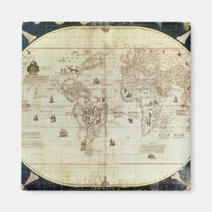 C 2487 Map of the World, ontworpen door Sebastien Magneet