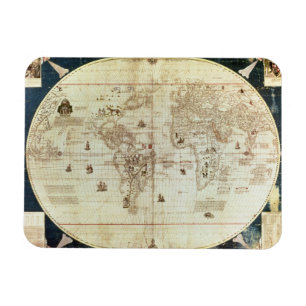 C 2487 Map of the World, ontworpen door Sebastien Magneet