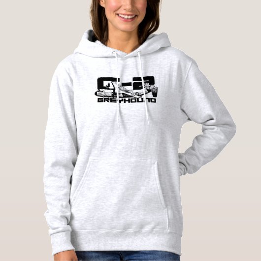 C-2 Greyhound Amerikaanse kleding voor dames in Ca Hoodie (Voorkant)