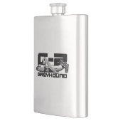 C-2 Greyhound klassieke kolf Heupfles (Links)