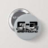 C-2 Greyhound Round Button (Voorkant /achterkant)