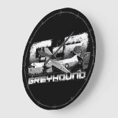 C-2 Greyhound Round (Grote wandklok) Grote Klok (Hoek)