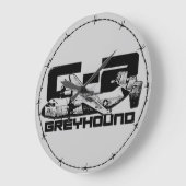 C-2 Greyhound Round (Grote wandklok) Grote Klok (Hoek)