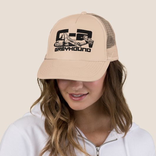 C-2 Greyhound Trucker Hat Pet (In situ)