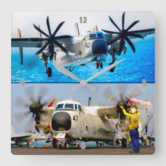 C-2 HAZEWINDHOND VIERKANTE KLOK (Voorkant)