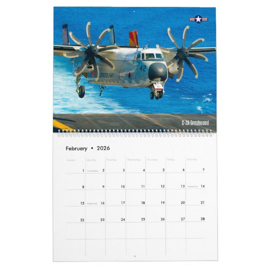 C-2A GREYHOUND KALENDER (Feb 2026)