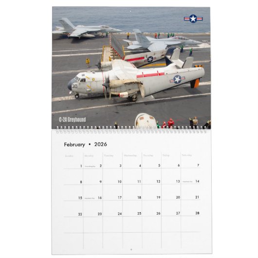 C-2A GREYHOUND KALENDER (Feb 2026)