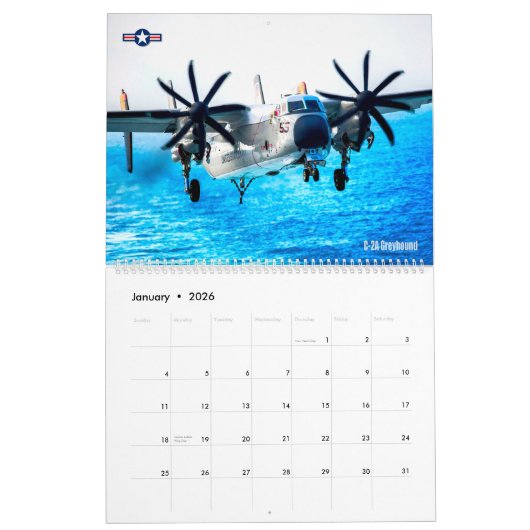 C-2A GREYHOUND KALENDER (Jan 2026)