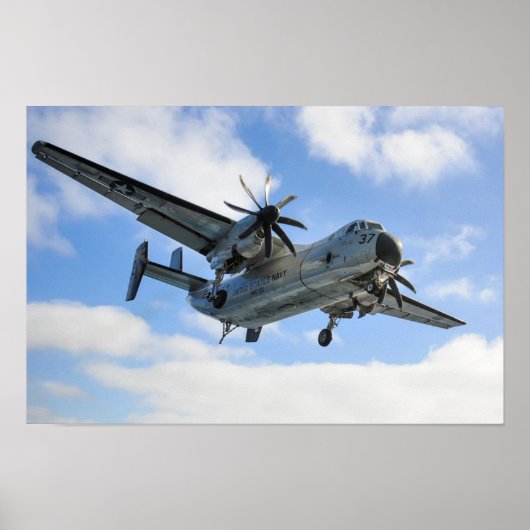C-2A Greyhound Poster (Voorkant)