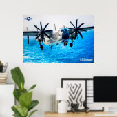 C-2A GREYHOUND POSTER (Thuiskantoor)