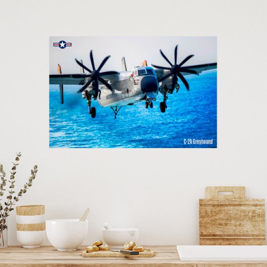 C-2A GREYHOUND POSTER (Keuken)