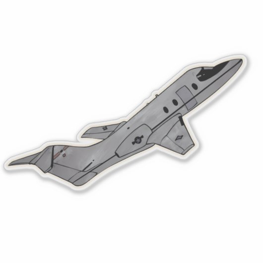 C-37, VIP Vliegtuig Sticker (Voorkant)