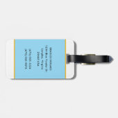 C-40 737 Silhouette Pilot Business Bagagelabel (Achterkant horizontaal)