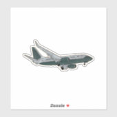 C-40, Clipper, transportvliegtuig Sticker (Vel)