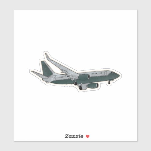 C-40, Clipper, transportvliegtuig Sticker (Vel)