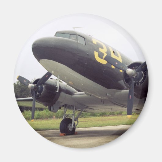C-47/DC-3 Gooney Vogelmagneet Magneet (Voorkant)