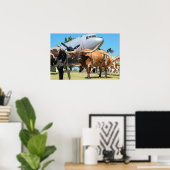 C-47 Skytrain in Texas Poster (Thuiskantoor)