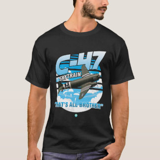 C-47 Skytrain WWII Transport Vliegtuig T-Shirt Gif