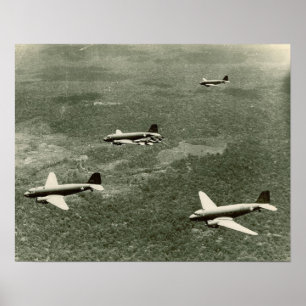 C-47s en p-Jaren '40 Poster