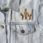 c.490 BC Vierkante Button 5,1 Cm (In situ)