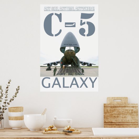 C-5 GALAXY POSTER (Keuken)
