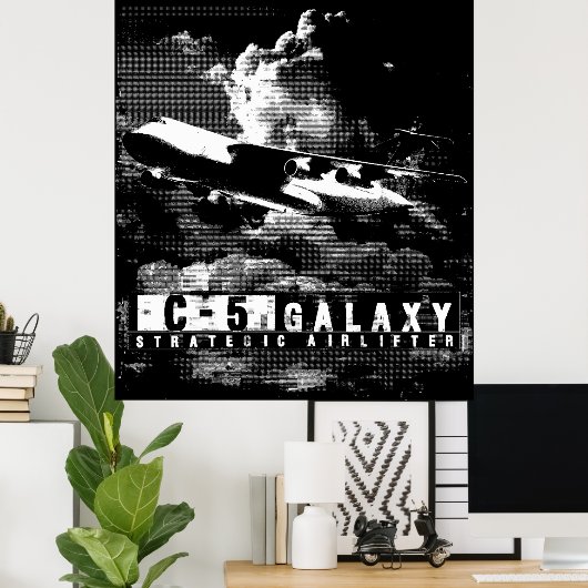 C-5 Galaxy Poster (Thuiskantoor)