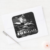 C-5 Galaxy Vierkante Sticker (Envelop)
