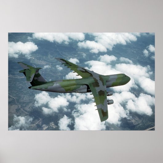 C-5 Galaxy-Vliegtuig Poster (Voorkant)