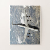 C-5 Galaxy Vliegtuig voor groot militair vervoer Legpuzzel (Verticaal)