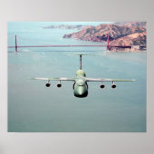 C-5A Galaxy-Vliegtuig Poster (Voorkant)