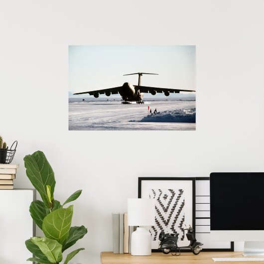 C-5B Galaxy-Vliegtuig Poster (Thuiskantoor)