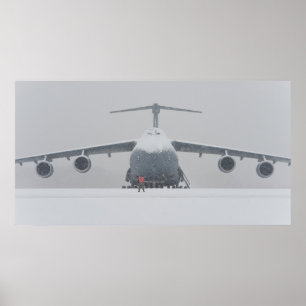C-5M Super Galaxy-Vliegtuig Poster