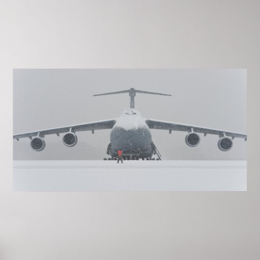 C-5M Super Galaxy-Vliegtuig Poster (Voorkant)