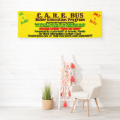 C.A.R.E. BUS Rider Education Program Show Banner (Insitu)